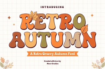 Retro Autumn Font Design Ideas for Creative Projects