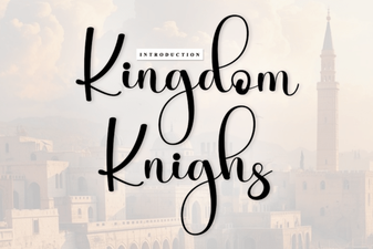 Kingdom Knighs Font Design and Usage Ideas