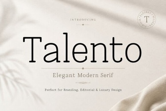 Talento Font Design Trends and Creative Uses